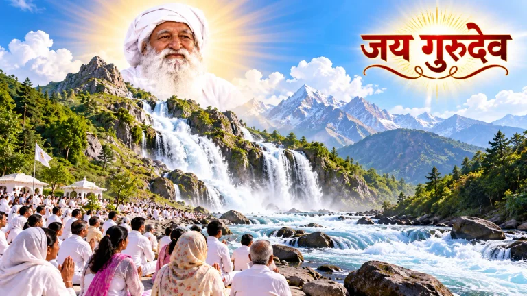 सत्संग की गंगा बहती है गुरुदेव तुम्हारे चरणों में