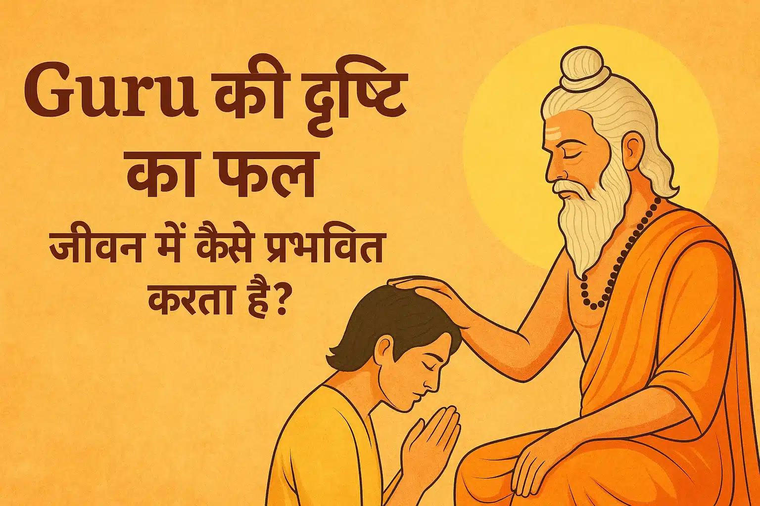 Guru की दृष्टि का फल जीवन में कैसे प्रभावित करता है?